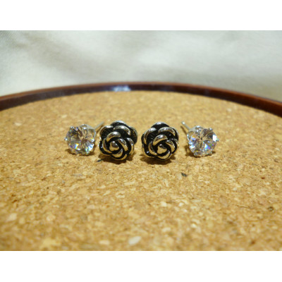 AS2135 - Anting-Anting 1 Set Black Flower